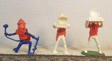 COOL VINTAGE 1960'S LOT OF 3 PLASTIC FIGURES ASTRONAUTS 89B F