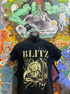 Blitz ''Warriors'' shirt Business UK Subs English Dogs Oi Dropkick Murphys Punk
