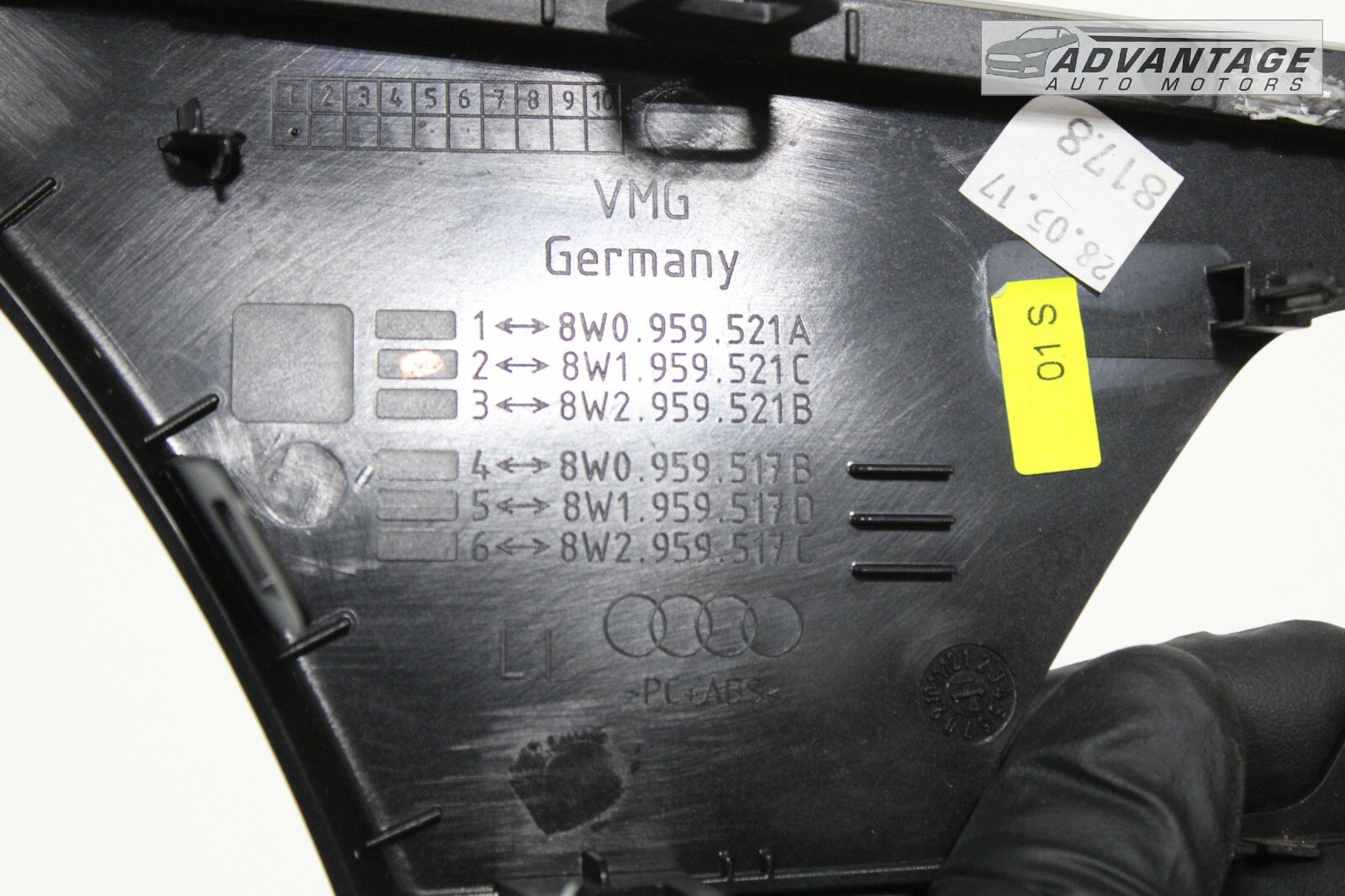 2017-2020 AUDI A4 FRONT LEFT SIDE DOOR PANEL LOCK UNLOCK SWITCH 