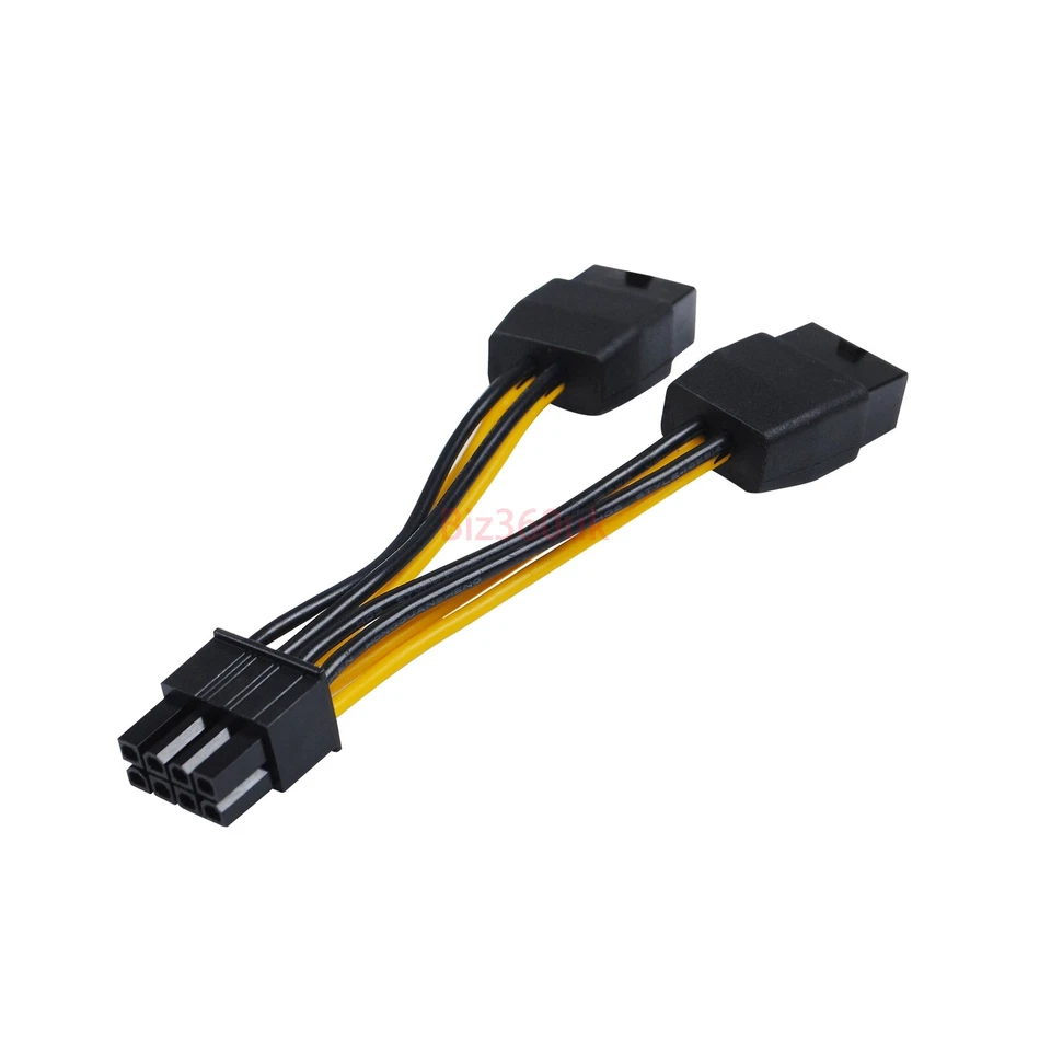 Dual 8 Female to 8 Male Power Cable For NVIDIA Tesla K80 M40 Grid M60 P40 P100 - Image 3 of 4