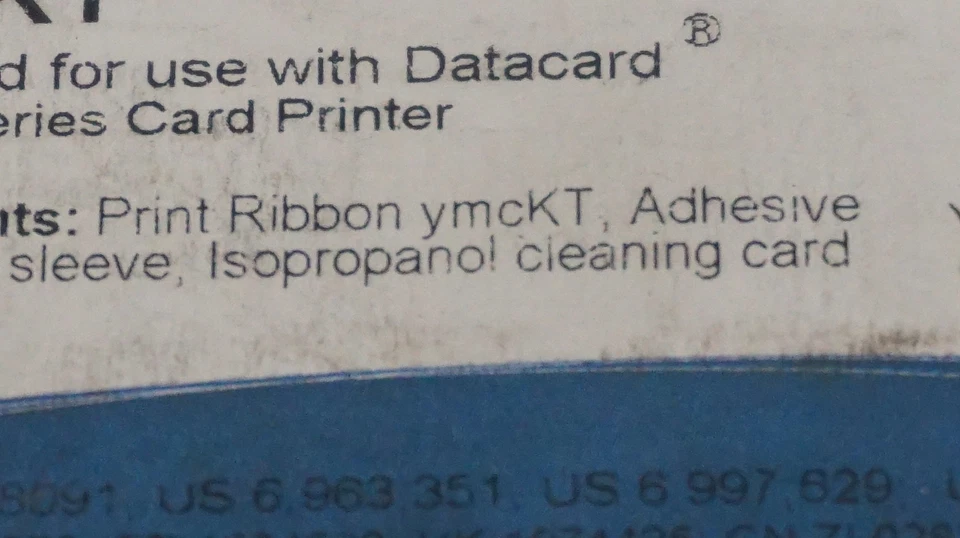 -=GENUINE=-ENTRUST/DATACARD SD160 534100-002 YMCKT 650-PRINT COLOR RIBBON KIT - Image 4 of 4