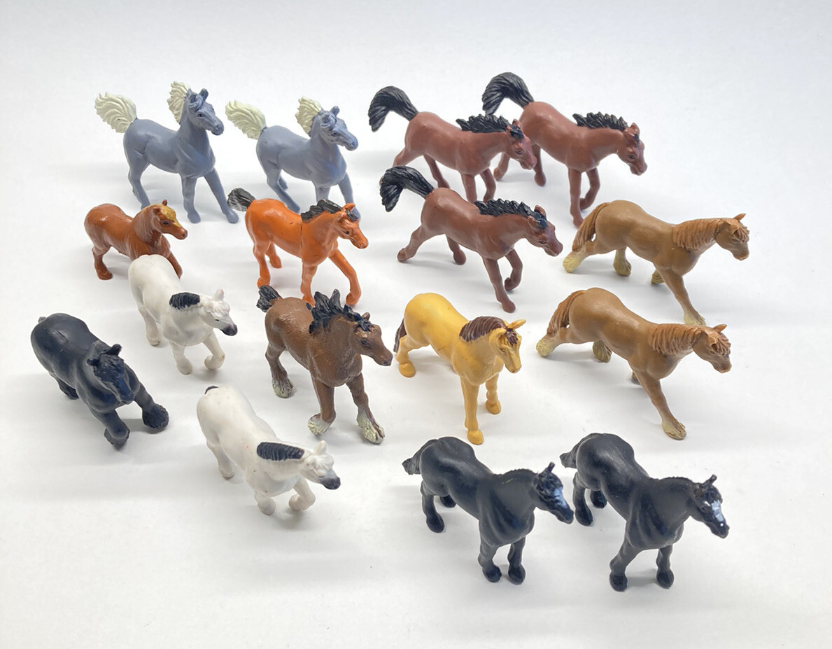 Safari Ltd Horse Animal Figure Toy Lot of 16 Mini Horses 2