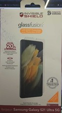 ZAGG InvisibleShield GlassFusion Screen Protector for SamsungGalaxy S21 Ultra 5G
