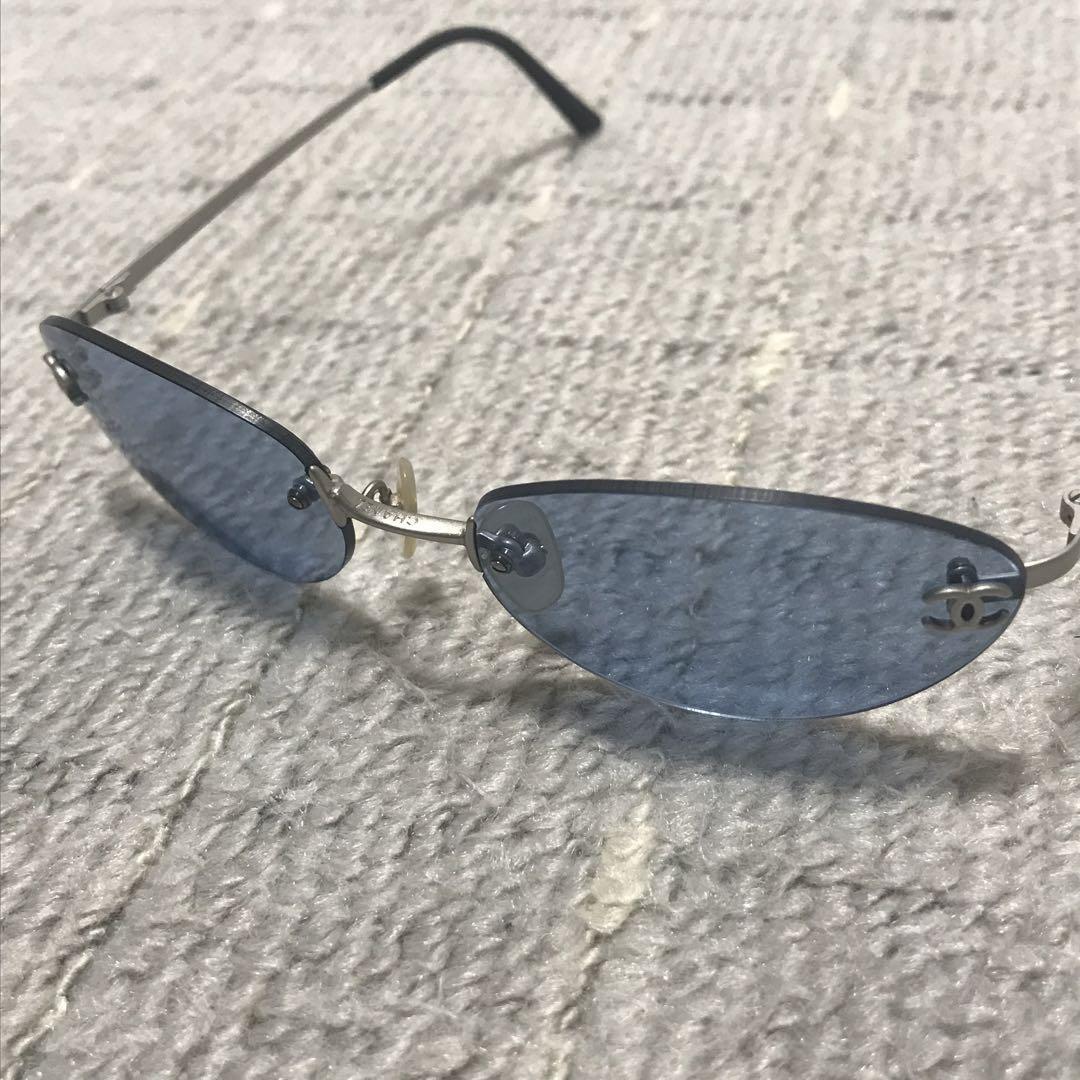 Chanel 4003 c.103/72 sunglasses rimless CoCo mark blue Chanel 4003 c.103/72 sunglasses rimless CoCo mark blue