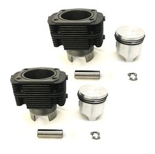 2 Gruppi completi Cilindri e pistoni Ø 77mm per motore 650cc per Fiat 500 - 126