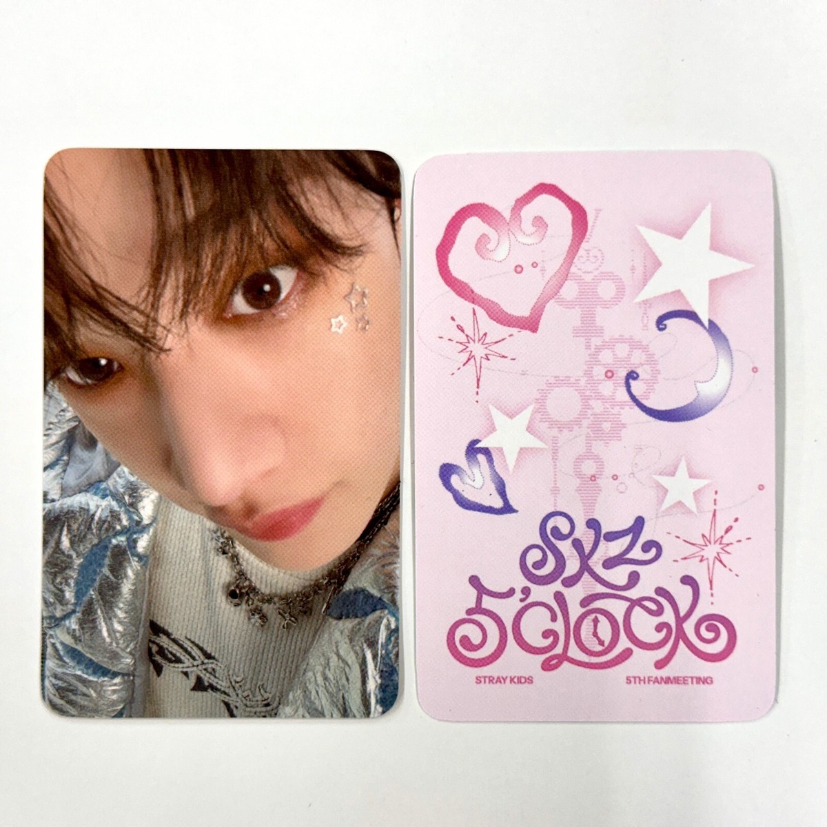 アイドル Stray Kids 5TH FANMEETING Stray Kids 5th Fanmeeting 5'CLOCK JYP SHOP POB Photo Card