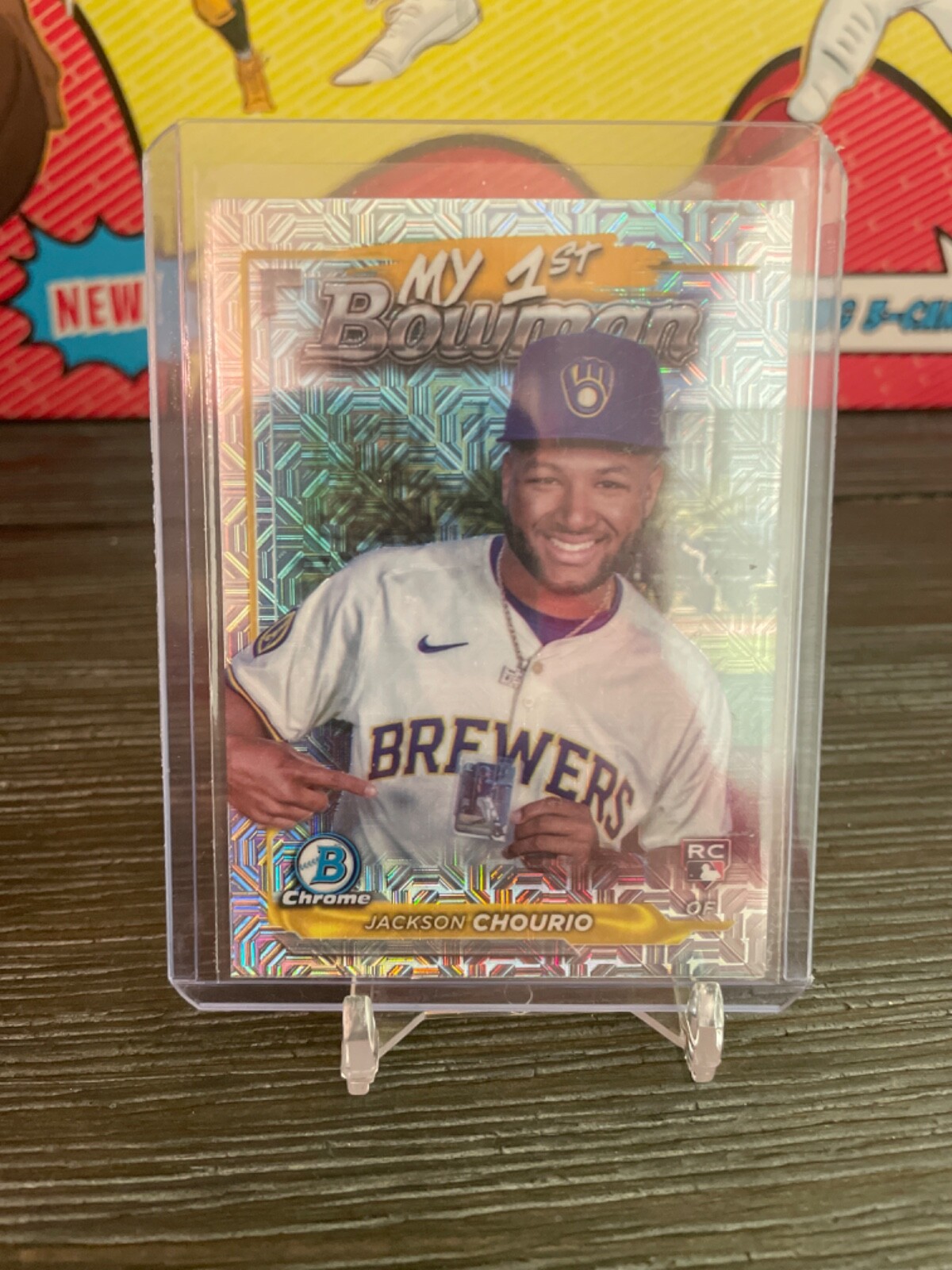 2024 Bowman Chrome - My 1st Bowman Jackson Chourio #M1B-15 Mojo Refractor (RC)