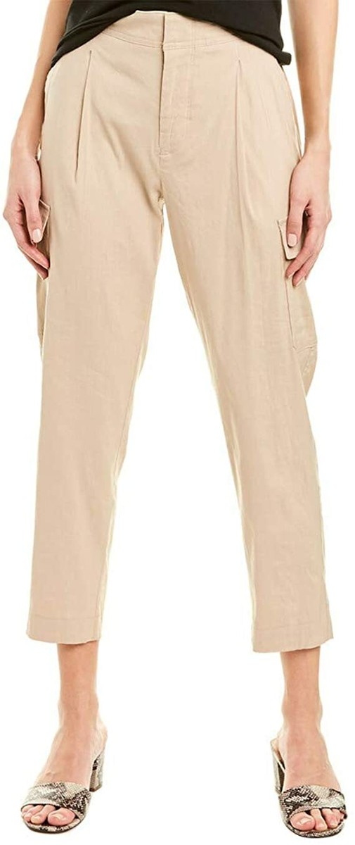 Pantalon Crop Vince - Taille 6 - Couleur Kaki - Longueur D'entrejambe 22 Pouces - Occasion Très Bon état