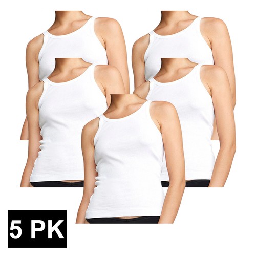 Bonds Womens Organic Chesty Singlet Tank Top Underwear Plain Basic White WTHY - Picture 9 of 9