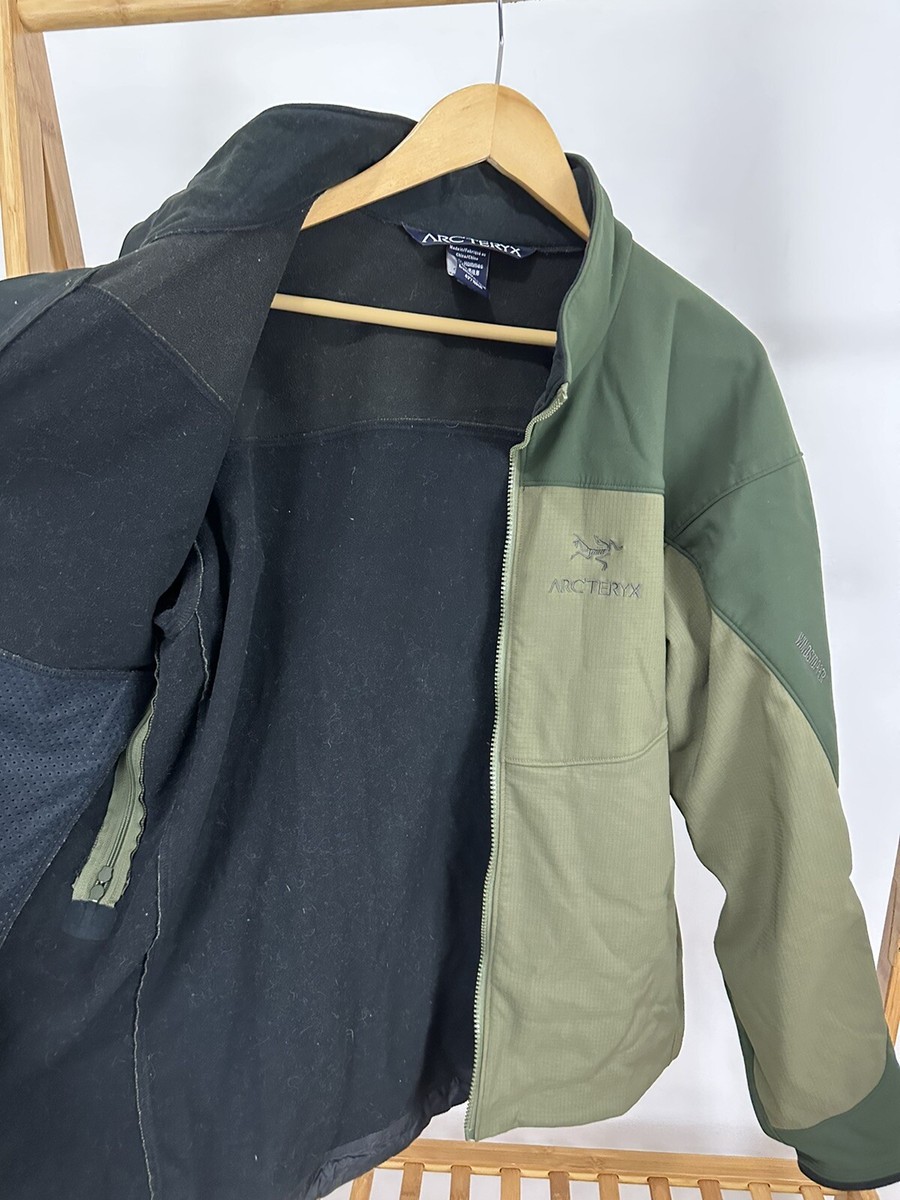 VTG Arc'teryx Two Tone Green Sigma AR Windstopper Softshell VTG Arc'teryx Two Tone Green Sigma AR Windstopper Softshell