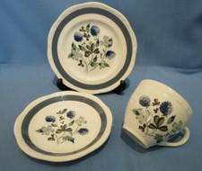 vintage alfred meakin floral trio