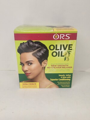 ORS New Growth No-Lye Hair Relaxer Extra Strength Box Kit New