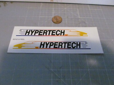 HYP-WHITE DECAL STICKER OLD STOCK ORIGINAL RACING