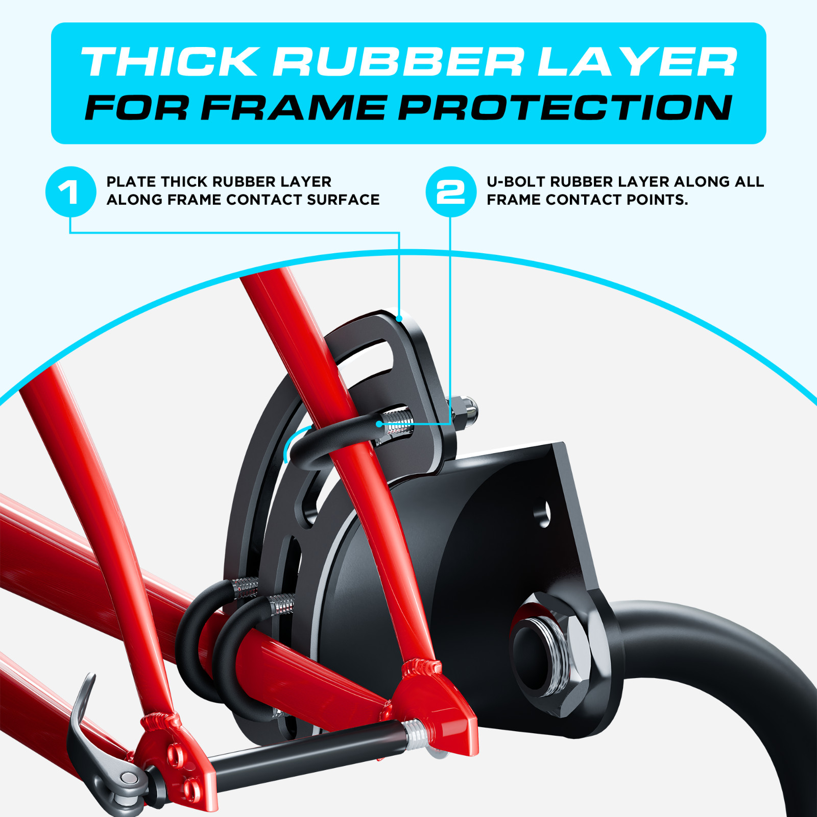 Adjustable Bicycle Training Wheels NFORCE-360, Stabilizer for Adult 20'' to 29''
