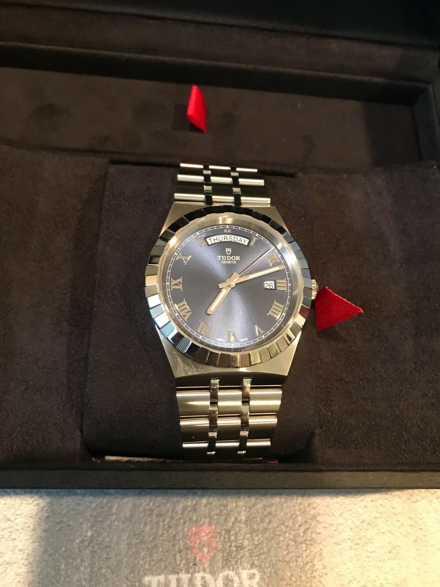 tudor royal day date blue