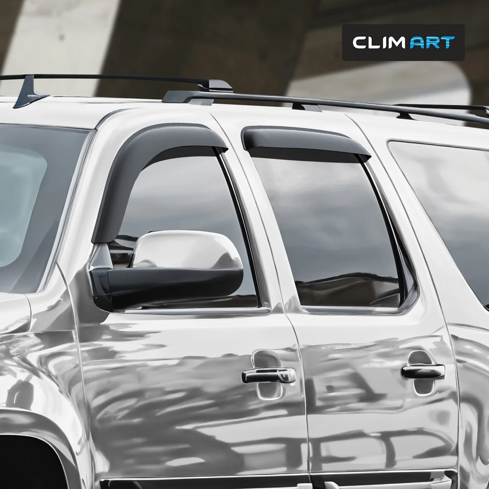 Rain Guards Vent Visors Shade for 2007-2014 GMC Yukon XL 1500 - Image 3 of 4