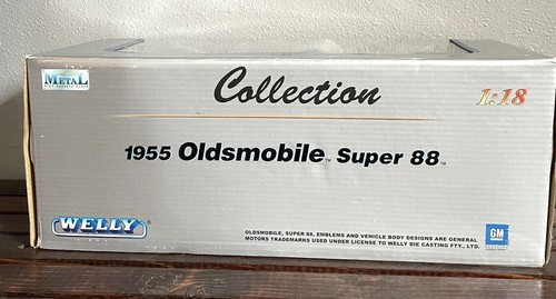 Welly 1955 Oldsmobile Super 88 Convertible 1:18 Diecast - Picture 4 of 6