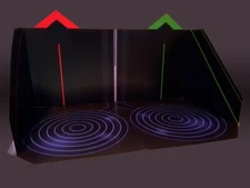 TRON Ring Arena 2 pack custom playset for Tomy ReAction figures free shipping