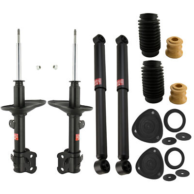 KYB 2 Front & 2 Rear Struts and Shocks Front Mounts Dust Boots Kit for MDX Pilot