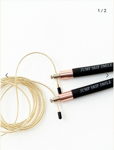 Amanda Kloots AK! Fitness Jump Rope w/Rose Gold Handles | eBay