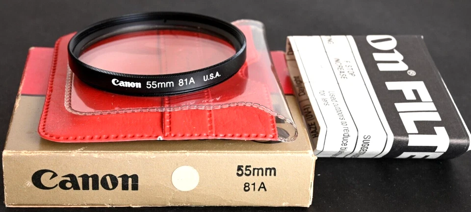 Canon 55mm 81A Skylight Filter - Mint In Box! - Image 3 of 3