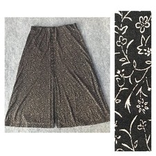 VTG 90s Skirt LP Maxi Ditsy Floral Boho Fairy Grunge Slinky Cottage Prairie USA
