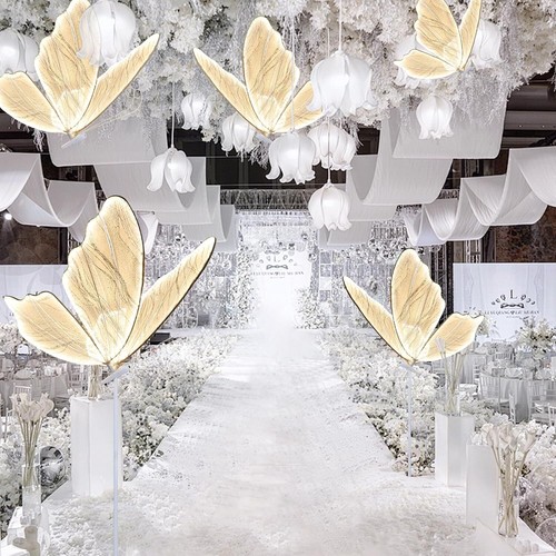 Outdoor Floor Butterfly Lamp Luminous Giant LED Lighting Party Decoration Props - Picture 11 of 19