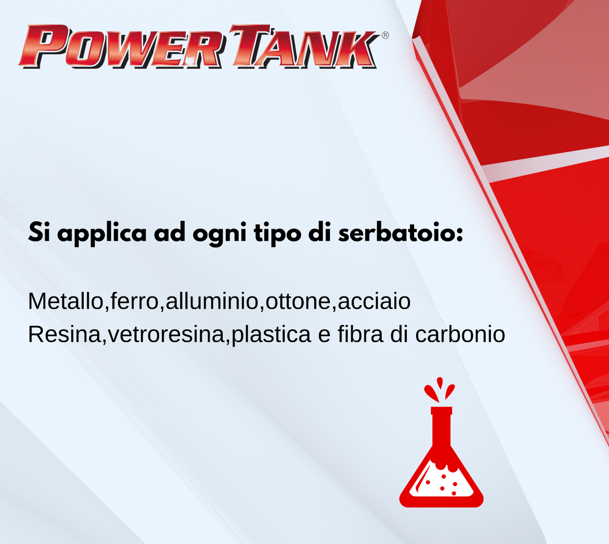 Trattamento Serbatoio Fai Da Te POWER TANK Kit Grande - Trattamento Antiruggine Per Serbatoi Auto, Moto, Fino A 50 Litri Antiruggine Per Ferro - Foto 3