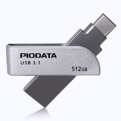 iXflash 512GB Backup Flash Drive USB A & USB C for iPhone iPad & Computer Gray