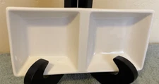 Divided Dipping Dish, Small Fortessa Restaurant Quality BRAND NEW