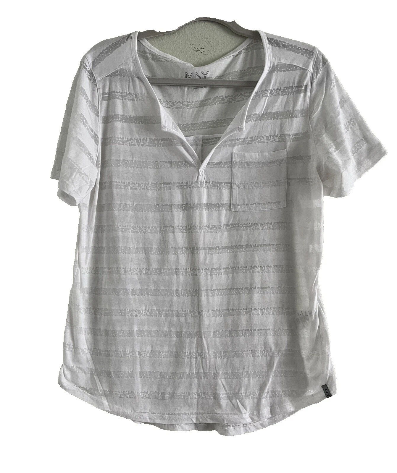 Топы Andrew Marc полосатые для активного отдыха для женщин