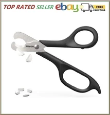 Scissors-Shaped Pill Cutter Sharp Blade Pill Splitter for Accurately Dividing