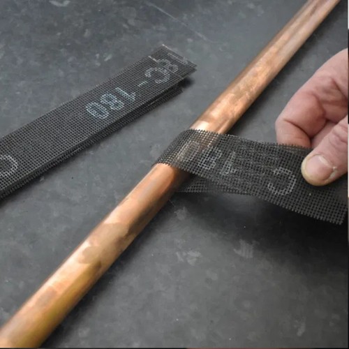 Arctic Hayes Strisce in Carburo di Silicone Abrasivo Impermeabile Pulizia Tubi - Confezione da 10 - Foto 3 di 4