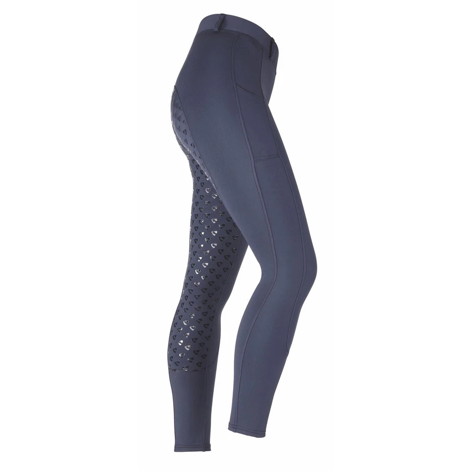 Shires Aubrion Albany Damen Reitstrumpfhose - marineblau