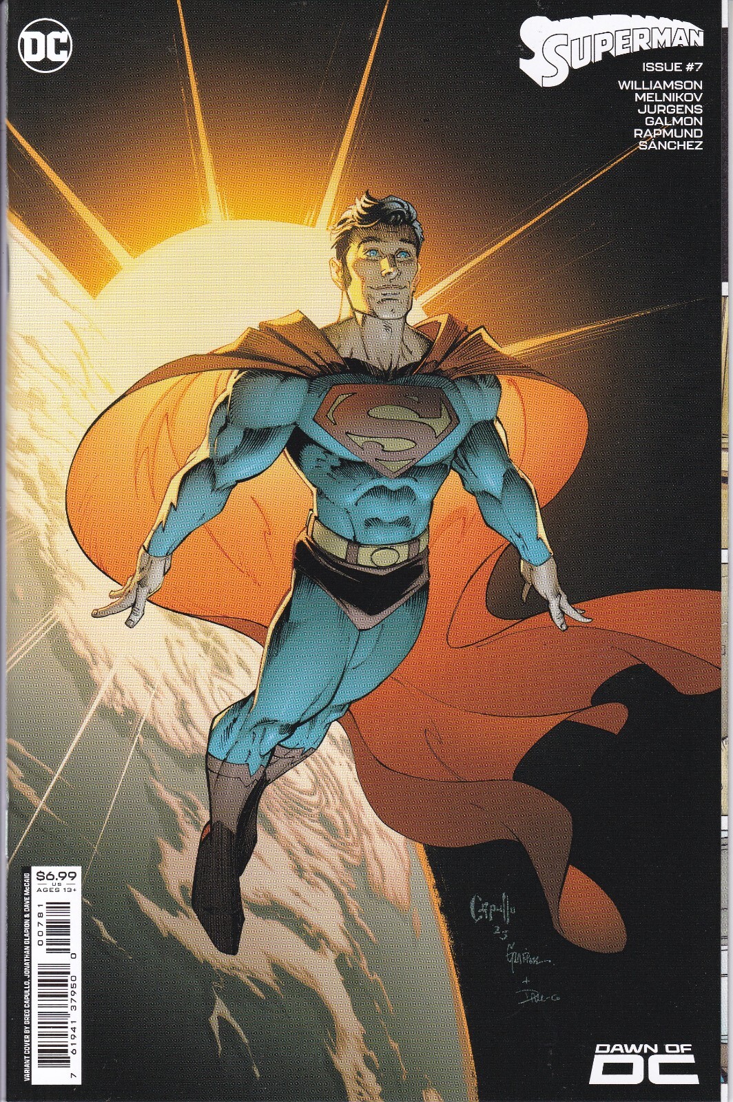 SUPERMAN (2023) #7 - Capullo VARIANT Cover