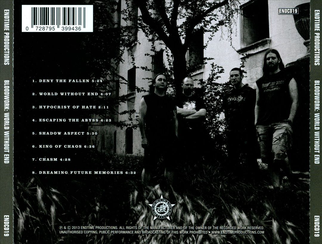 BLOODWORK - WORLD WITHOUT END NEW CD 728795399436 | eBay 
