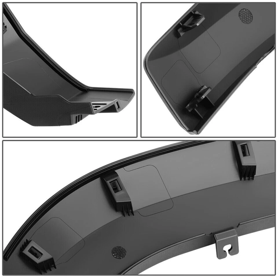 [2 шт] Матовые черные расширители крыльев передних колес для Toyota Tacoma 16–23 годов выпуска - Изображение 4 из 4