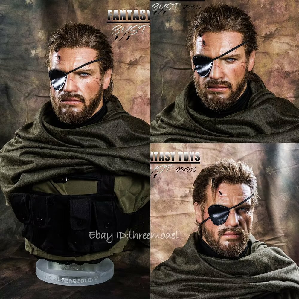 VENOM SNAKE BUST FIGURE 【お値下げしました】 FantasyToys 1:1Scale MGSV Venom Snake Bust Resin Painted Statue