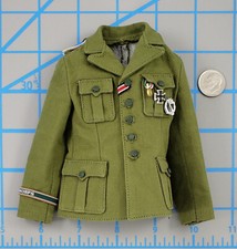 DID WWII German Afrika korps captain Wilhelm tunic 1/6 scale toys DAK tropical