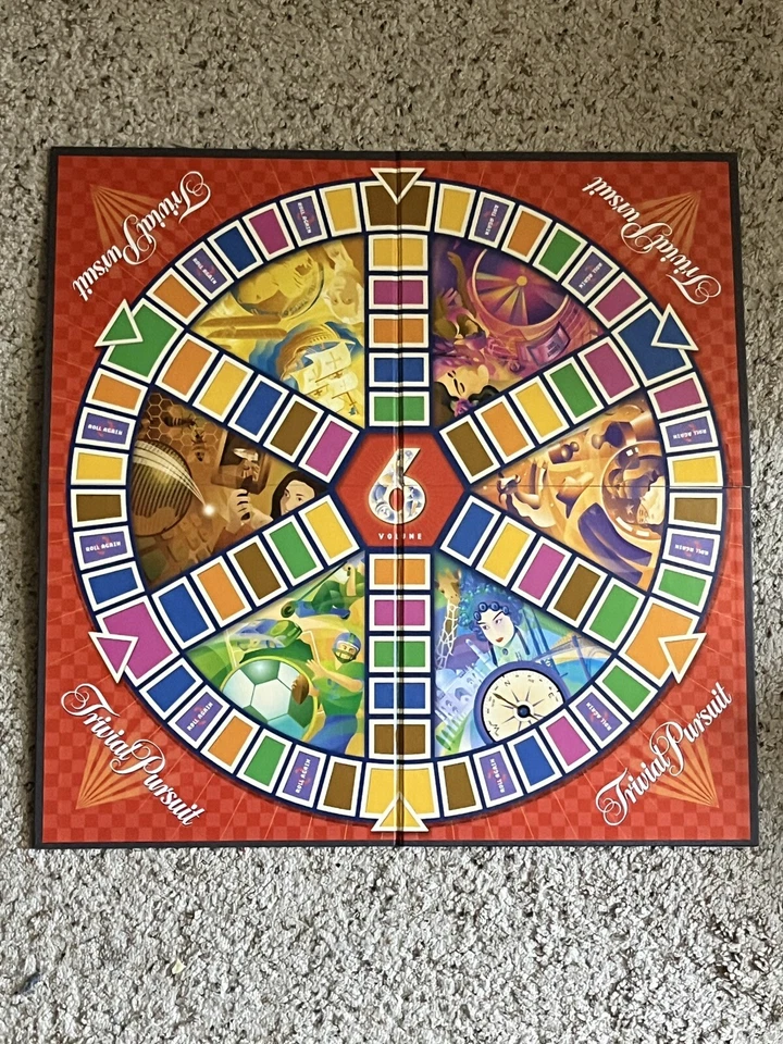 TRIVIAL PERSECUCIÓN 6 Conocimientos Generales Trivia Estrategia Juego de Mesa Parcialmente Sellado Foto 2 de 4