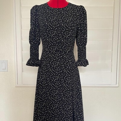 green emerald velvet dress Betsey Johnson Floral Midi Dress main image 0
