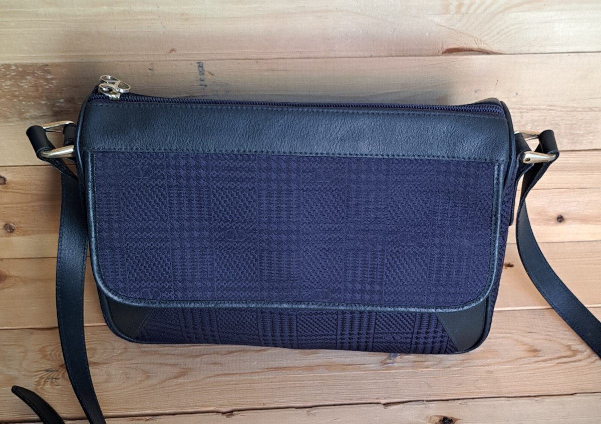 Vintage Valentino Garavani Les Sacs Shoulder Bag Monogram blue | eBay