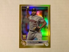 2022 Topps 2 Gold Foil Rookie Cup Card of Luis Garcia  - Astros SUPER HOT