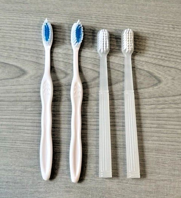 Neu 4 Einweg Zahnbürsten Zahnbürste Dentalhygiene Reiseset Ersatz