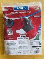 NIP Mueller Soft Ankle Brace with Straps Size XLarge -Fits Left or Right Foot