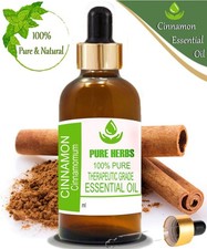Pure Herbs Cinnamon 100 Pure  Natural Cinnamomum Essential Oil YK130