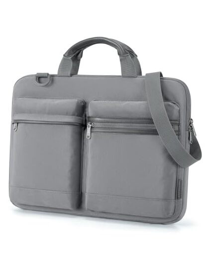 13-14 Inch Laptop Case Sleeve with Shoulder Strap，Protective 13-14 inch Gray