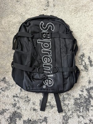 NEW Supreme Black Backpack (FW18) SHIPS ASAP  