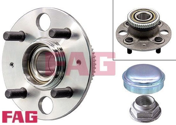 FAG 713617810 Radlagersatz Radlager Satz Hinterachse Hinten FüR Honda-image