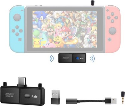 BLUETOOTH ADAPTER USB-C SENDER AUDIOÜBERTRAGUNG NINTENDO SWITCH/PS4
